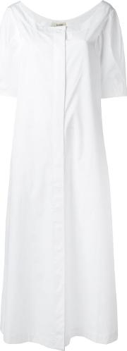 Long Shirt Dress Women Cotton 10, White