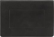 Mini Folder Cardholder Unisex Calf Leather One Size, Black