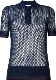 Isabel Marant Etoile Mesh Polo Shirt 