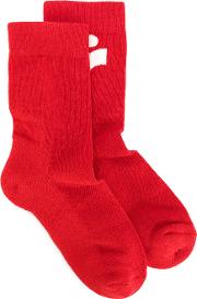 Visby Ankle Socks Women Cottonpolyamidespandexelastane One Size, Red