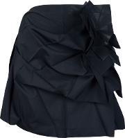 Origami Skirt Women Polyester 3