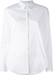 Classic Shirt Women Cottonpolyamidespandexelastane L, White