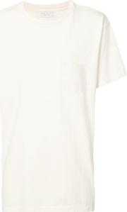 Translucent Pocket T Shirt Men Cotton L, Pinkpurple