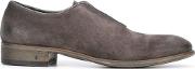 Piped Trim Loafers Men Leathersuede 9, Grey