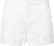 Short Linen Shorts Women Linenflax 2, White