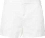 Short Linen Shorts Women Linenflax 6, White