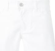 Classic Shorts Women Cottonpolyurethane M, Women's, White