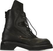 Combat Boots Men Leatherrubber 3, Black