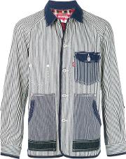 Striped Denim Jacket 