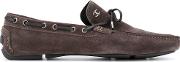 Classic Driving Shoes Men Calf Leathersuederubber 43, Brown