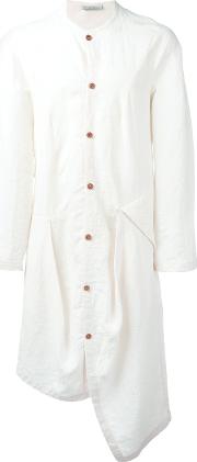 J.w.anderson Button Up Coat Men Linenflax 46, White 