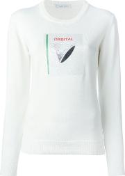 J.w.anderson Orbital Print Sweater Women Cotton M, White 