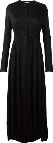 J.w.anderson Ruched Shirt Dress Women Spandexelastaneviscose 8, Women's, Black 