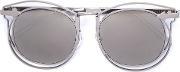'simone' Sunglasses Women Metal One Size, Women's, Grey