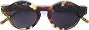 'mask K9' Sunglasses Unisex Acetate One Size, Brown
