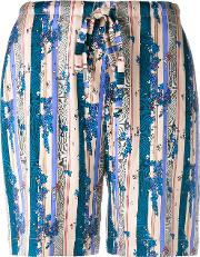 Floral Print Shorts Women Silkspandexelastane 36, Nudeneutrals
