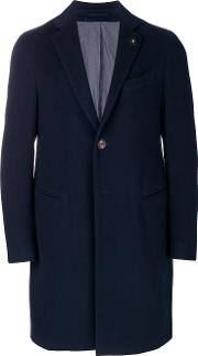 Lardini Single Breasted Coat Men Cottonpolyamidepolyesterwool 56, Blue 
