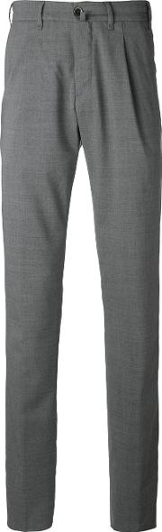 Lardini Straight Trousers Men Wool 52, Grey 