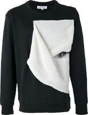 Printed Sweatshirt Men Cotton Xl, Black