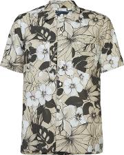 Levi's Made & Crafted Floral Print Shortsleeved Shirt Men Cotton 2, Nudeneutrals 