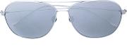 Aviator Sunglasses Unisex Nylontitaniumsilver One Size, Grey