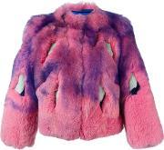 Fox Fur Jacket Women Fox Fur M, Women's, Pinkpurple