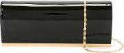 Cilinder Clutch Women Patent Leatherpolyestermetal One Size, Women's, Black