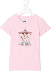 Carousel Print T Shirt 