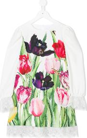 Tulip Print Party Dress