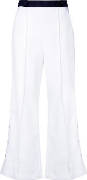 Flared Button Trousers 