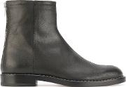 High Ankle Boots Men Calf Leatherleather 44, Black