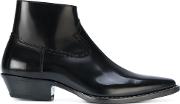 Maison Margiela Fitted Ankle Boots Men Calf Leatherleather 41, Black 