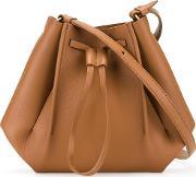 Structured Bucket Bag Women Leather One Size, Women's, Brown