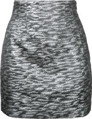 'qaniit' Skirt Women Cottonpolyesterviscosemetallized Polyester 0, Grey