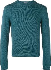 Crewneck Sweater Men Cotton 48, Blue