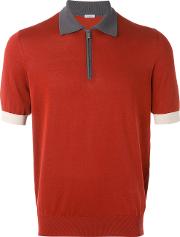 Polo Shirt Men Cotton 46, Red