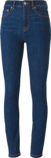 Marc By Marc Jacobs Skinny Jeans Women Cottonelastodienepolyester 24, Blue 
