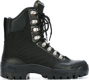 Hiking Combat Boots Women Leatherrubber 37, Black