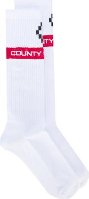 Logo Socks Women Cottonnylonspandexelastane