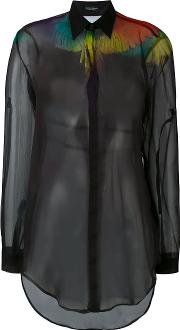 Multicoloured Wings Shirt Women Polyester S, Black