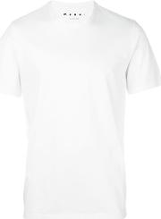Contrasted Back T Shirt Men Cotton 50, White