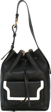 Trunk Duffle Bag Women Calf Leatherbrass One Size, Black