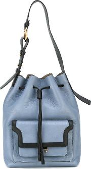 Trunk Duffle Bag Women Calf Leatherbrass One Size, Blue