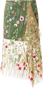 Embroidered Tulle Skirt 