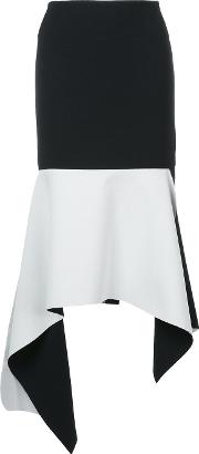 Marques'almeida Asymmetric Length Skirt Women Polyesterspandexelastane 6, Black 
