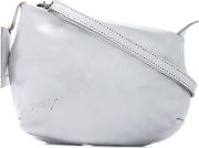 Asymmetric Crossbody Bag Women Cottonleather One Size, Grey