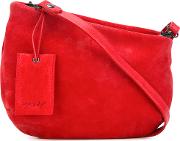 Classic Crossbody Bag Women Calf Leather One Size, Red