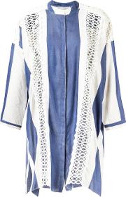 Stiped Leticia Shirt Dress Women Silklinenflaxmodal G, Blue