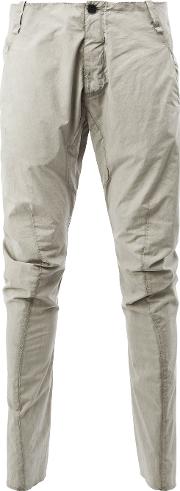 Fitted Tapered Trousers Men Cotton 46, Nudeneutrals