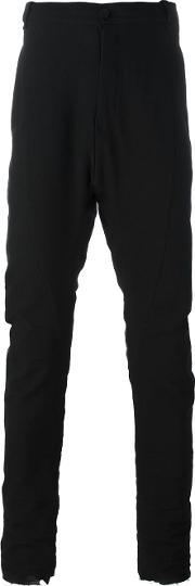 Gathered Tapered Trousers Men Linenflaxvirgin Wool 50